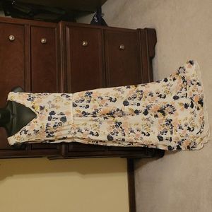 Lucky Brand floral maxi dress size L